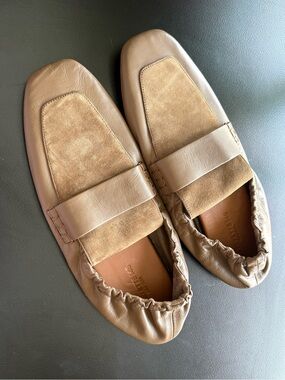 Lafayette 148 Two Tone Flats
